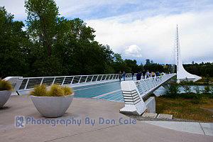 Sundial Footbridge - Redding California