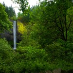 Upper Overlook of Latourell Falls on Hwy 30, OR