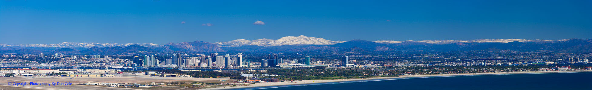 San Diego's Snowcapped Mountains